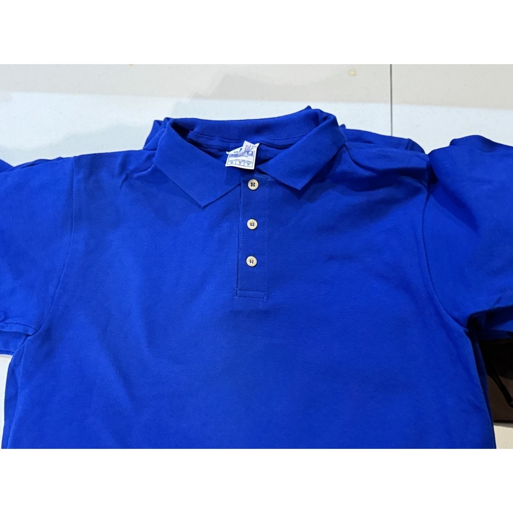 LOT OF 12 Yazbek Men's Polo Shirts - Green & Royal Blue - Size S | NWOT